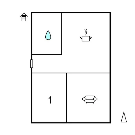 1 Bedroom Stunning In *